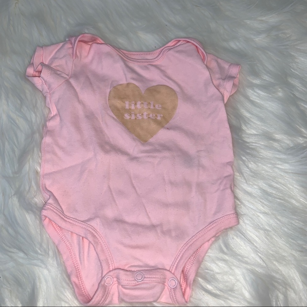Carter’s — little sister bodysuit — 3 months